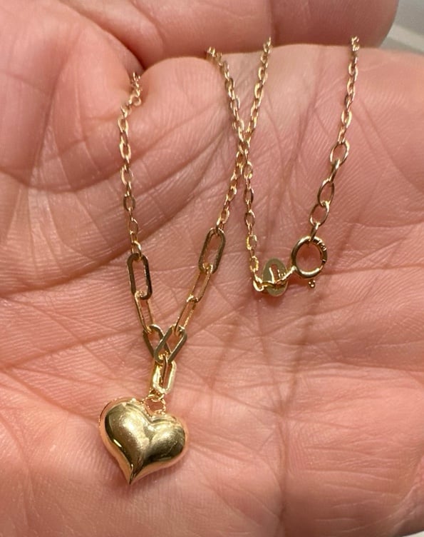 18K Solid Gold Necklace