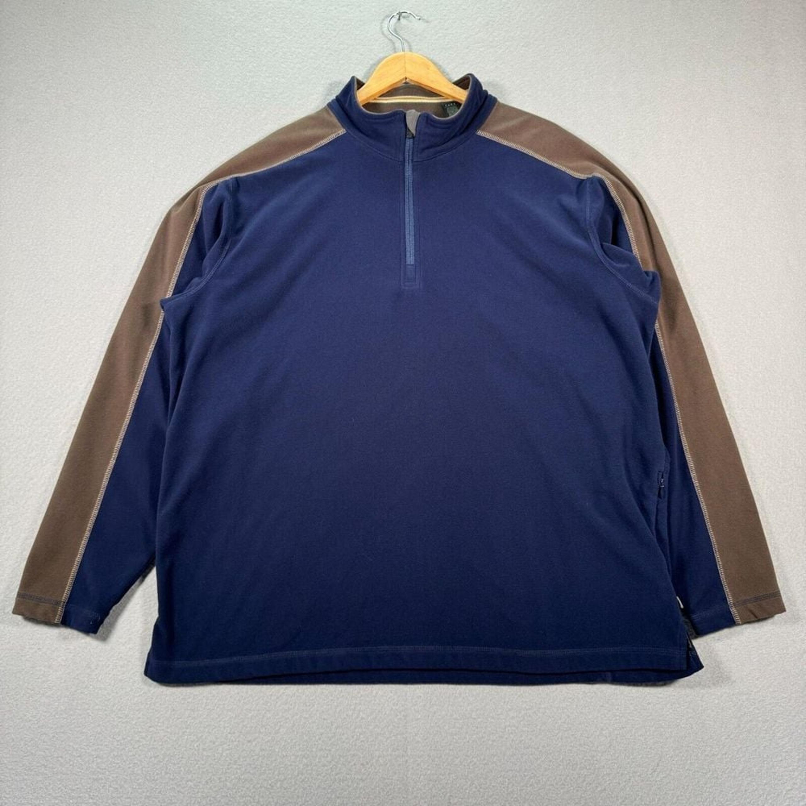 REI Quarter Zip Sweatshirt Mens XL Navy Blue Athletic Activewear Hiking Outdoor