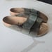 Birkenstock Men's Kyoto Nubuck Suede Leather Sandals thyme 13 US / 46 EU