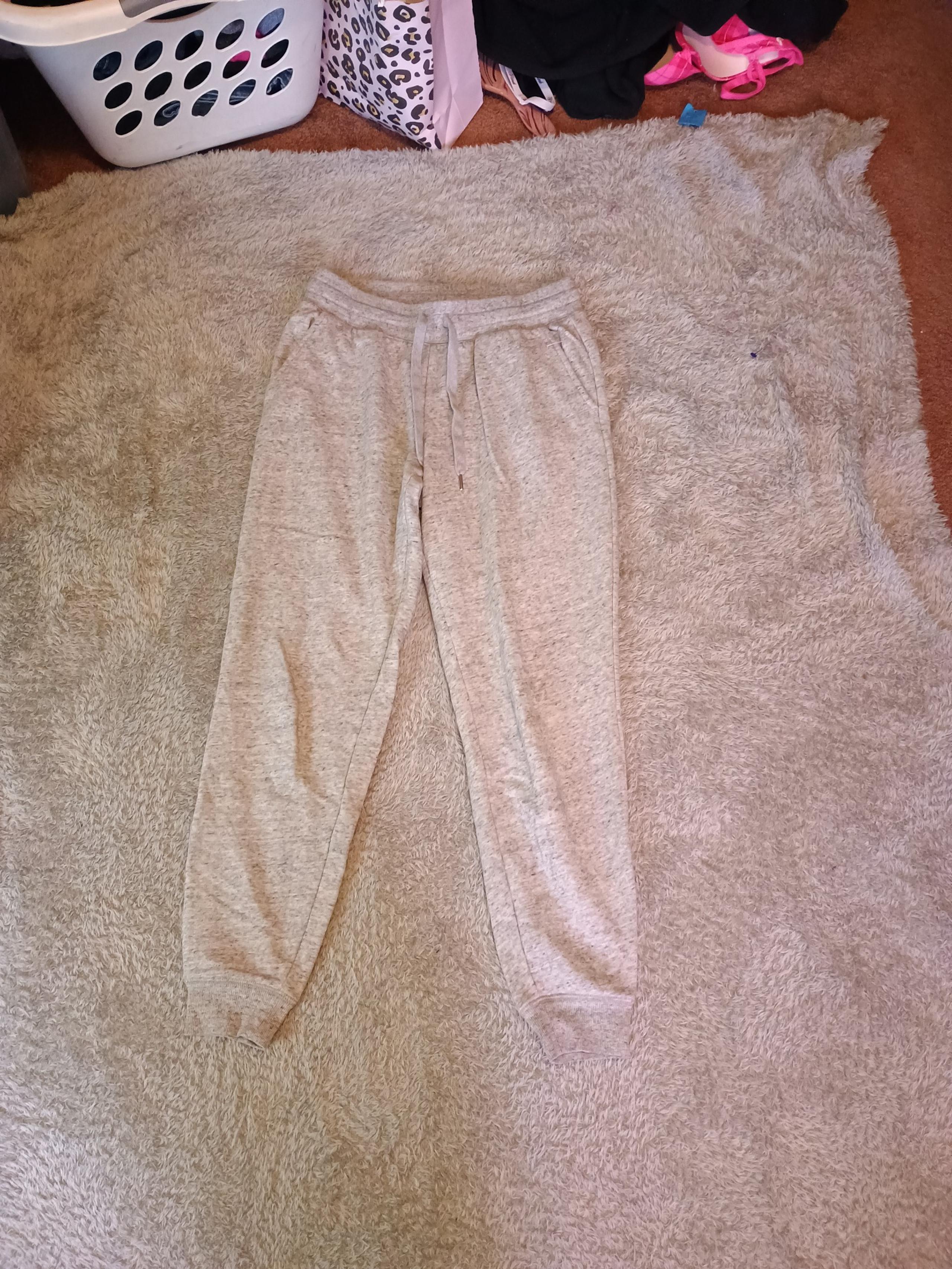 Juniors xs grey cuffed sweatpants