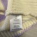 Lovelo Women Size Large Stripe Pattern Knit Sweater ivory purple loose fit