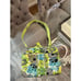 Vera Bradley Hard Shell Computer Zip Case Lime's Up! 12 x9 CROSS Shoulder Strap