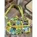 Vera Bradley Hard Shell Computer Zip Case Lime's Up! 12 x9 CROSS Shoulder Strap