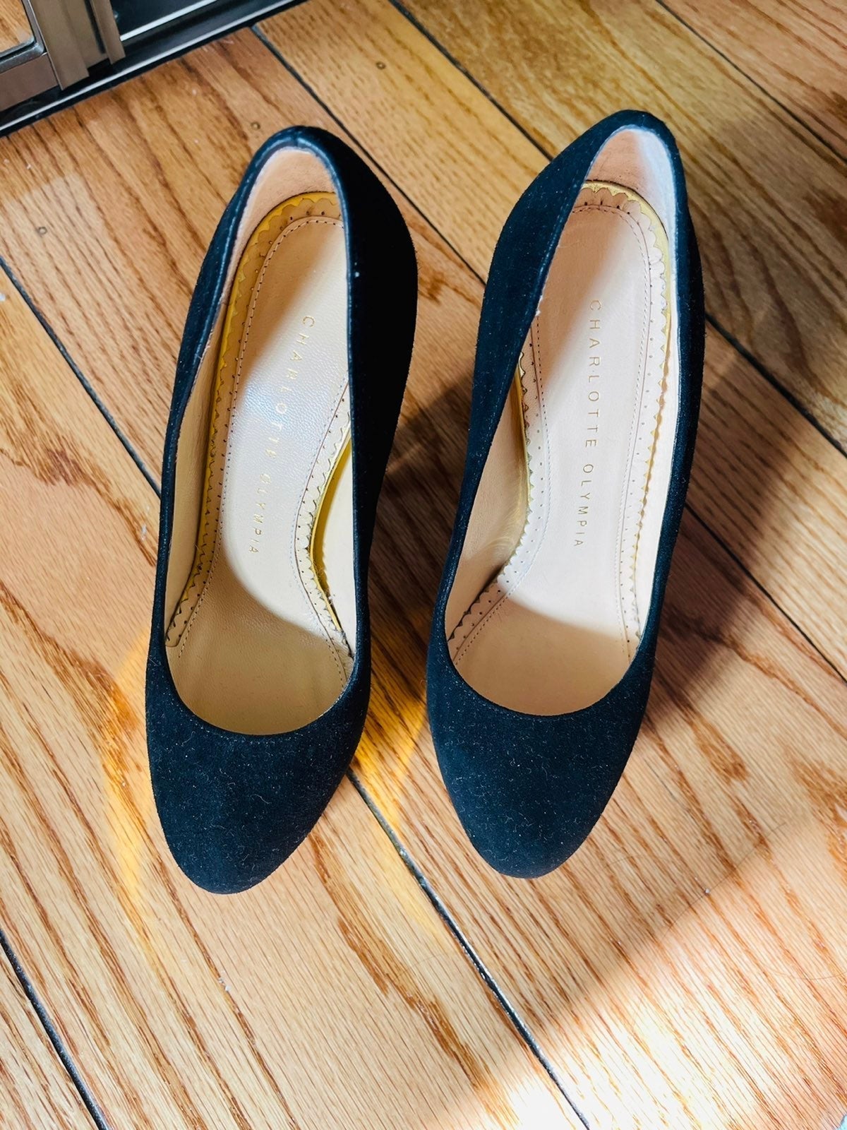 charlotte olympia classic suede high hee
