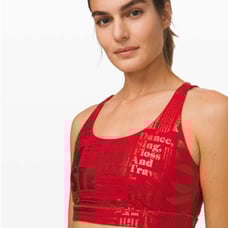Lululemon NEW 20YR *Manifesto Foiled Red