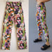 Bdg Cowboy Corduroy Pant Trippy Retro 70s Print