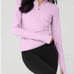 Alosoft 1/2 Zip Rapid Pullover - Sugarplum Pink