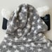 UGG Dog / Pet Avery Stars Hooded Dog Pajamas PJ’s in Glacier Grey - Size Large
