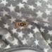 UGG Dog / Pet Avery Stars Hooded Dog Pajamas PJ’s in Glacier Grey - Size Large