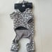 UGG Dog / Pet Avery Stars Hooded Dog Pajamas PJ’s in Glacier Grey - Size Large