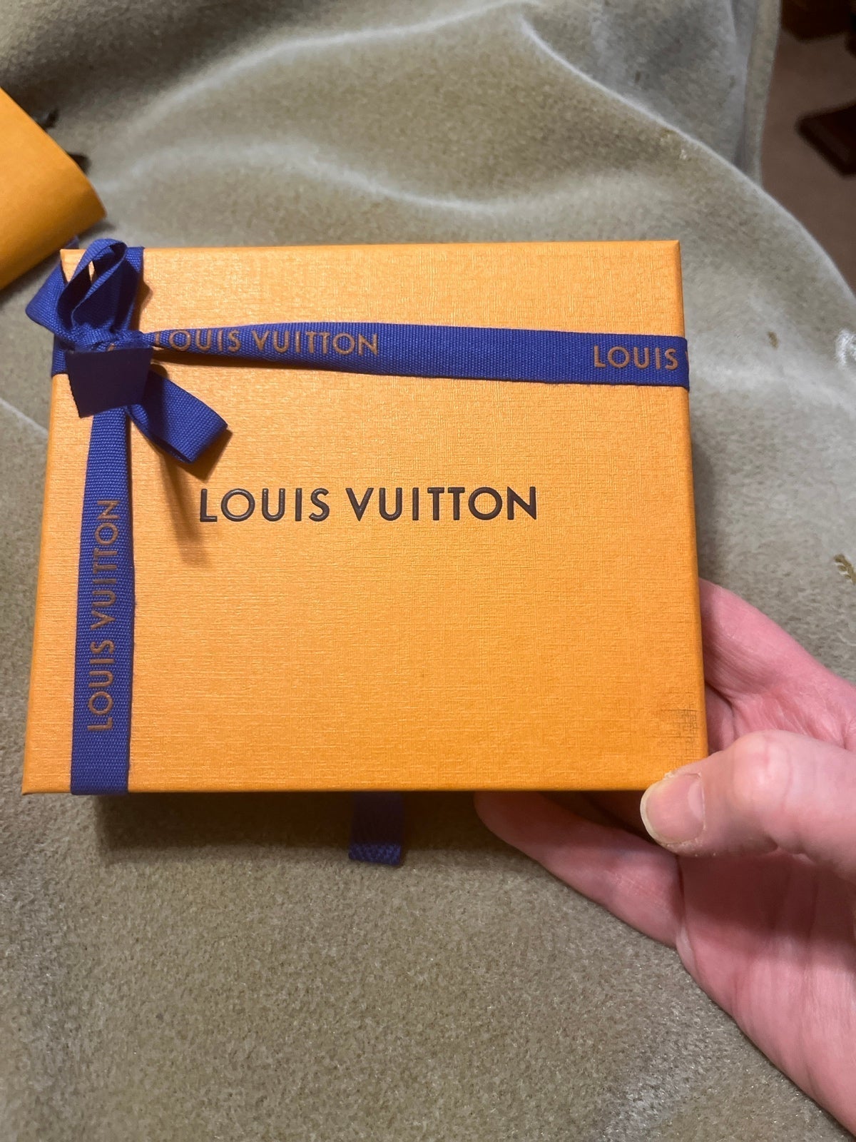 Authentic Louis Vuitton Box, ribbon, Dust Bag and Shopping Bag
