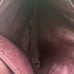 TORY BURCH York Leather Tote Bag Dark Plum Kir Royale