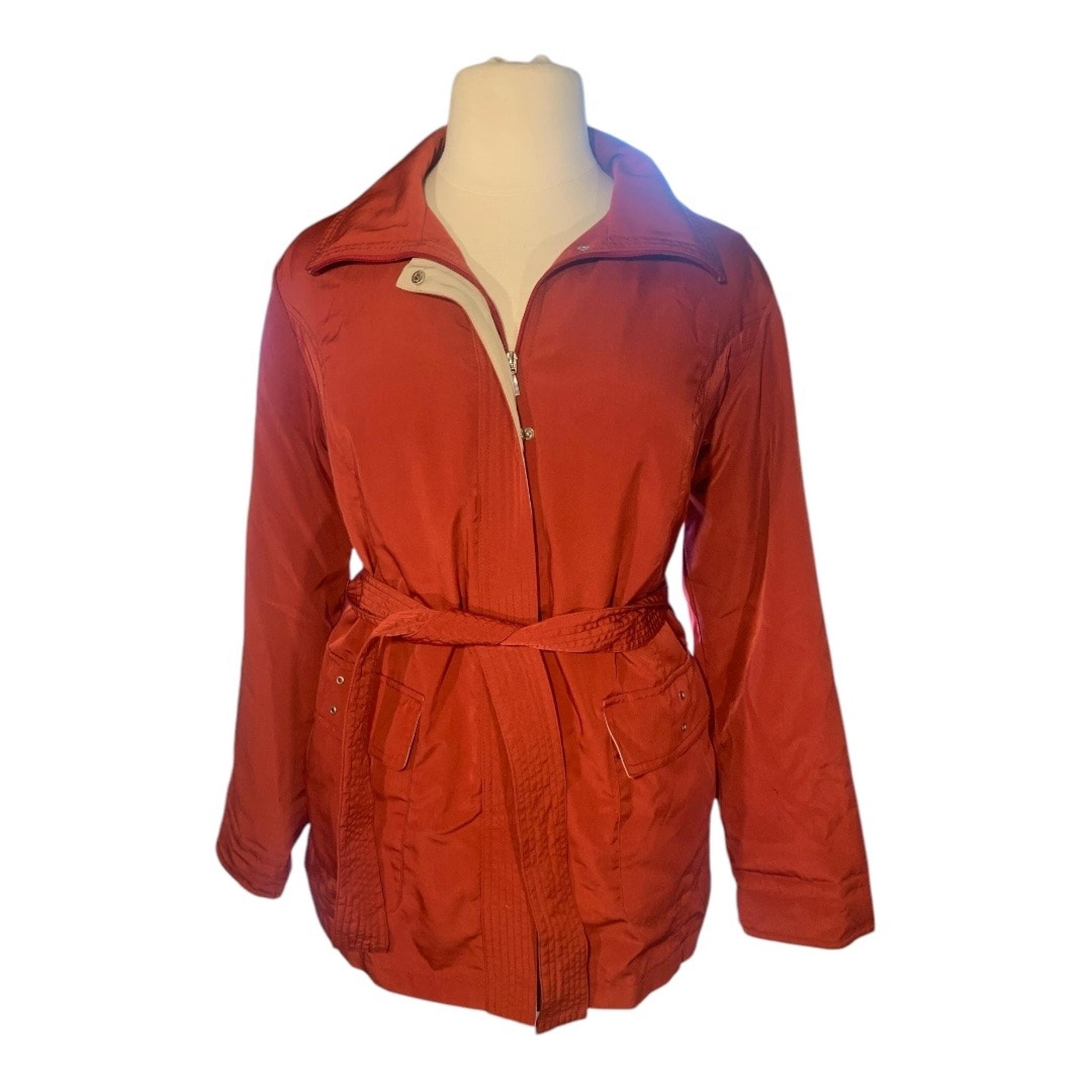 Weather Tamer Women’s Red Mid Duty Weatherproof Jacket XL