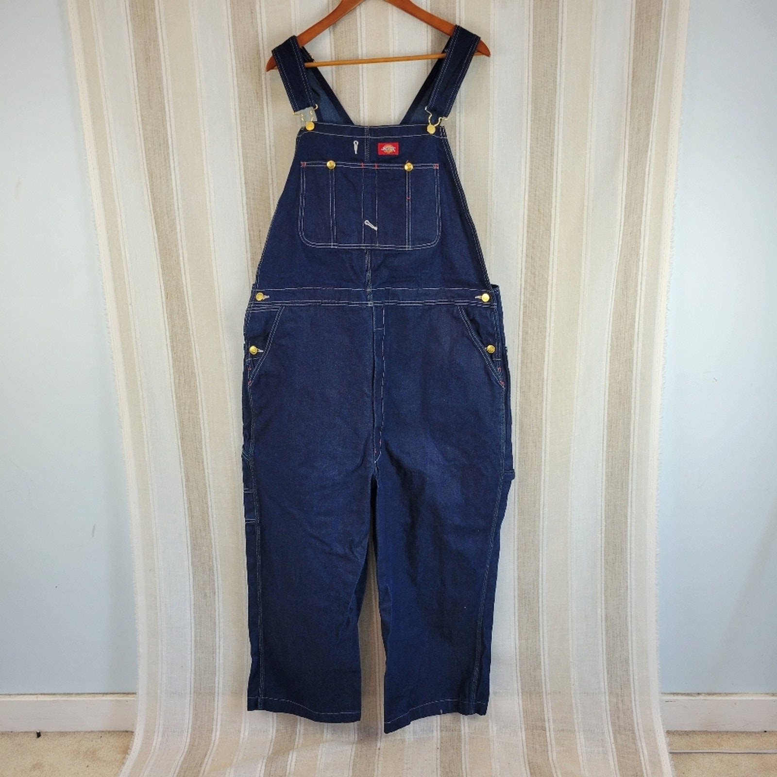 Dickies Denim Jean Overalls Blue Size 42x30