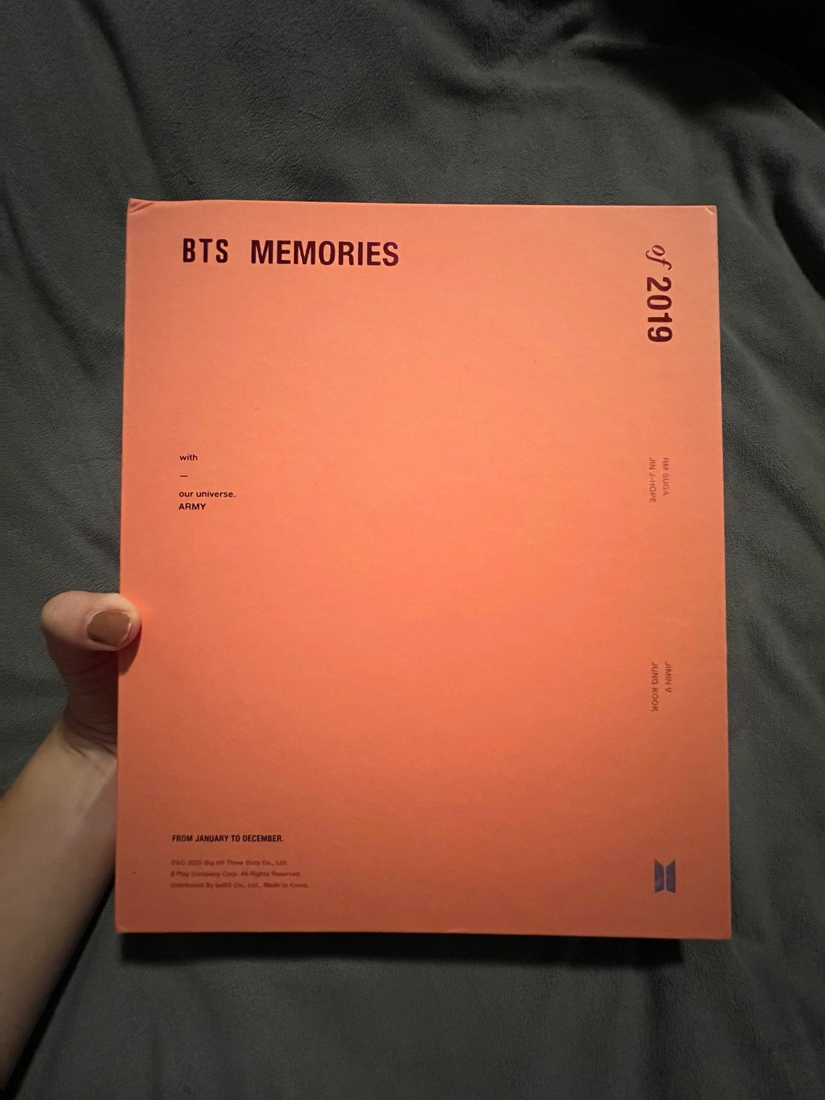 bts memories 2019 レンチキュラー