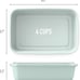Bentgo Prep 1-Compartment Meal-Prep Containers with Custom-Fit Lids Microwave