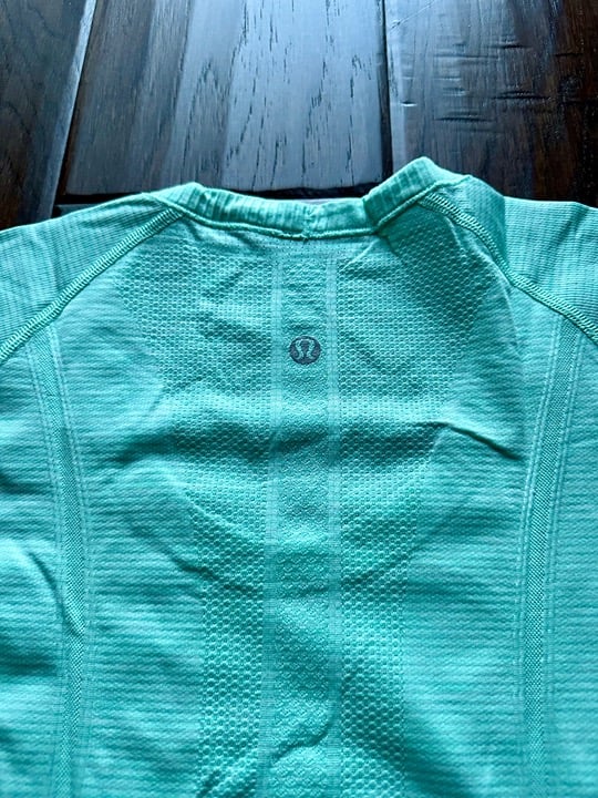Lululemon Swiftly Tech Long Sleeve Shirt Aqua Size 6