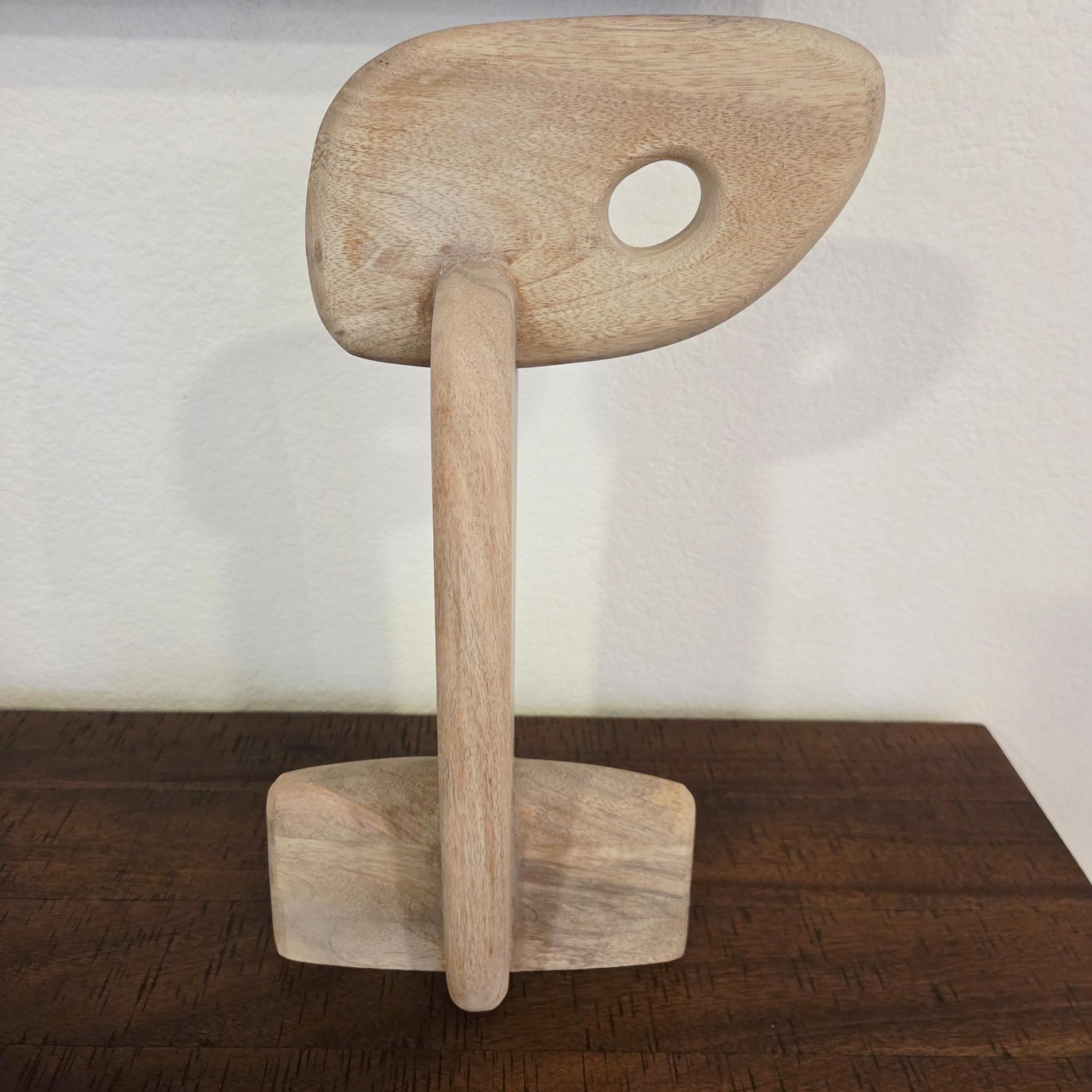 Crate&Barrel Bird Décor Light/Medium Wood Home Decor Accents Abstract Sculpture