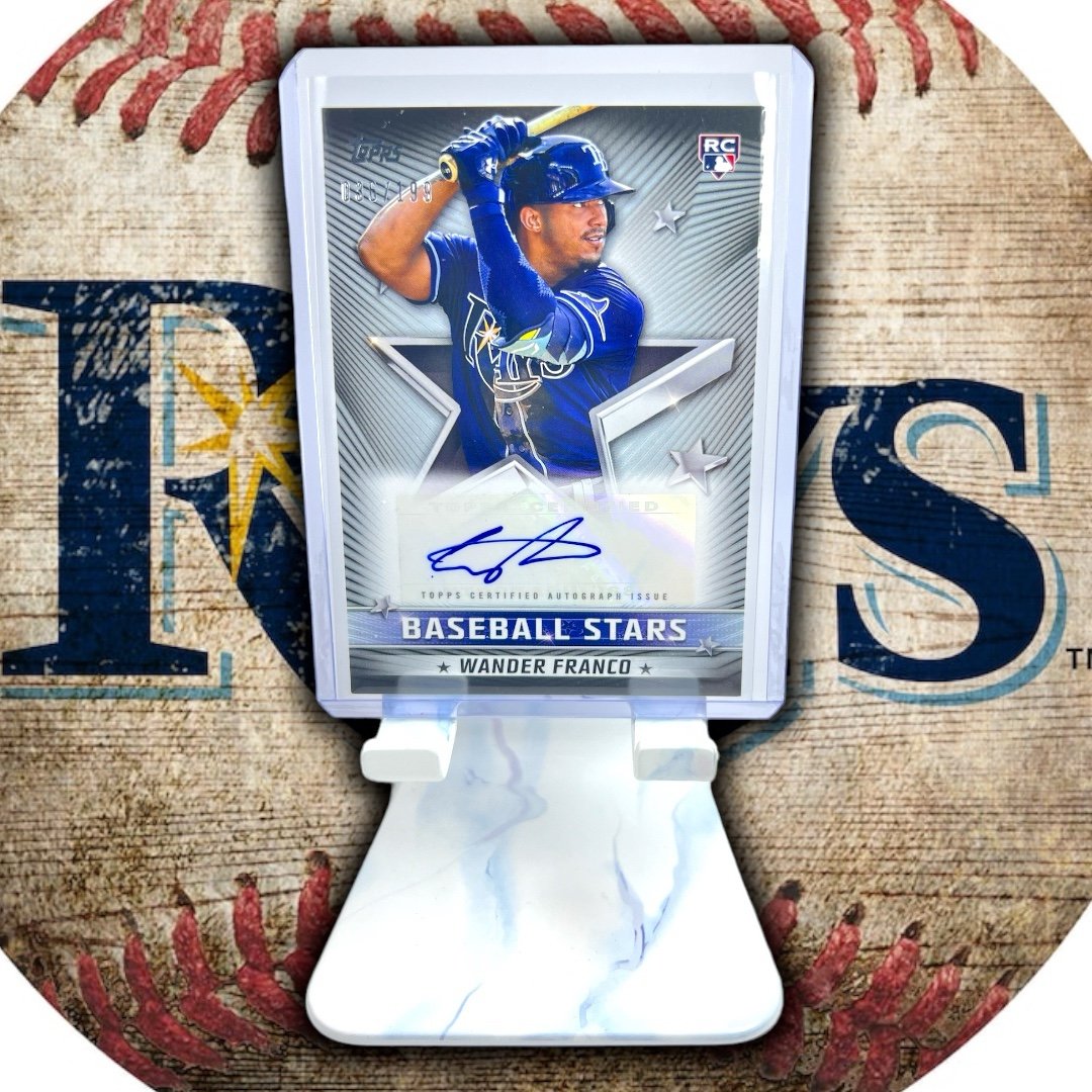 Wander Franco Topps 2022 Basball Stars Auto SP /199 Tampa Bay Rays