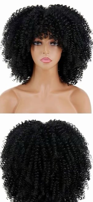 Curlybang wig