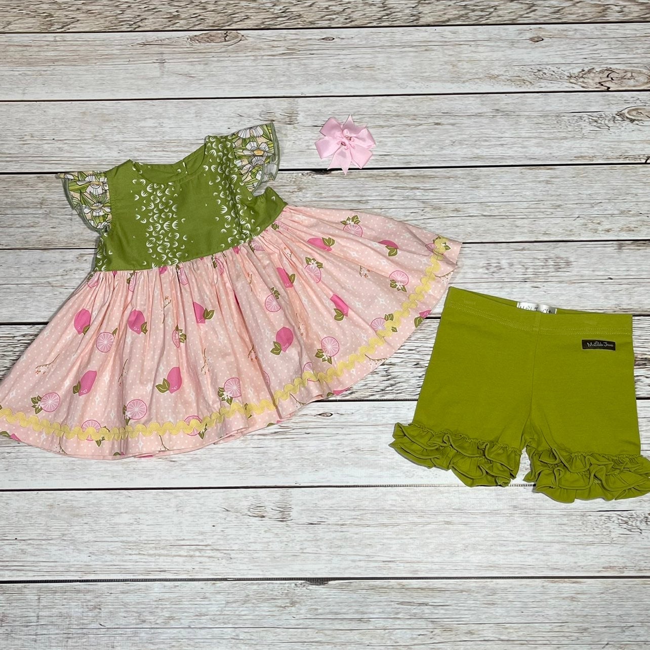 Matilda jane Platinum Pink Lemonade Melsa Lemons 2