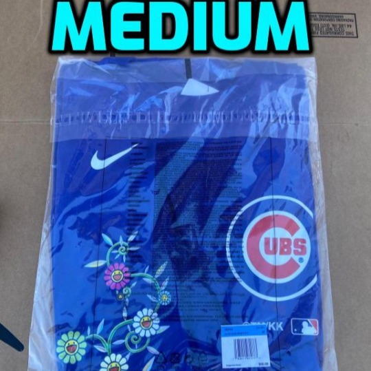 Takashi Murakami + MLB World Tour Tokyo Series 2025 Cubs SS Tee - Blue Sz Medium
