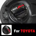 BRAND NEW TRD SPORTS Real Carbon Fiber Gas Fuel Cap Cover For Toyota
