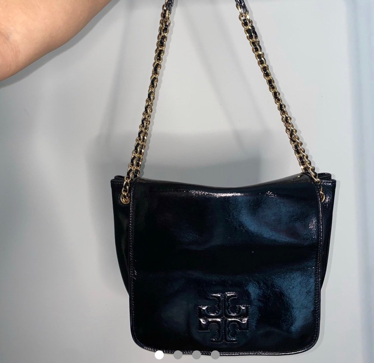 Tory Burch Black Leather Shoulder