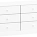 Prepac Astrid 6 Drawer Double Dresser for Bedroom,15.5 D x 47.5 W x 26.85 H