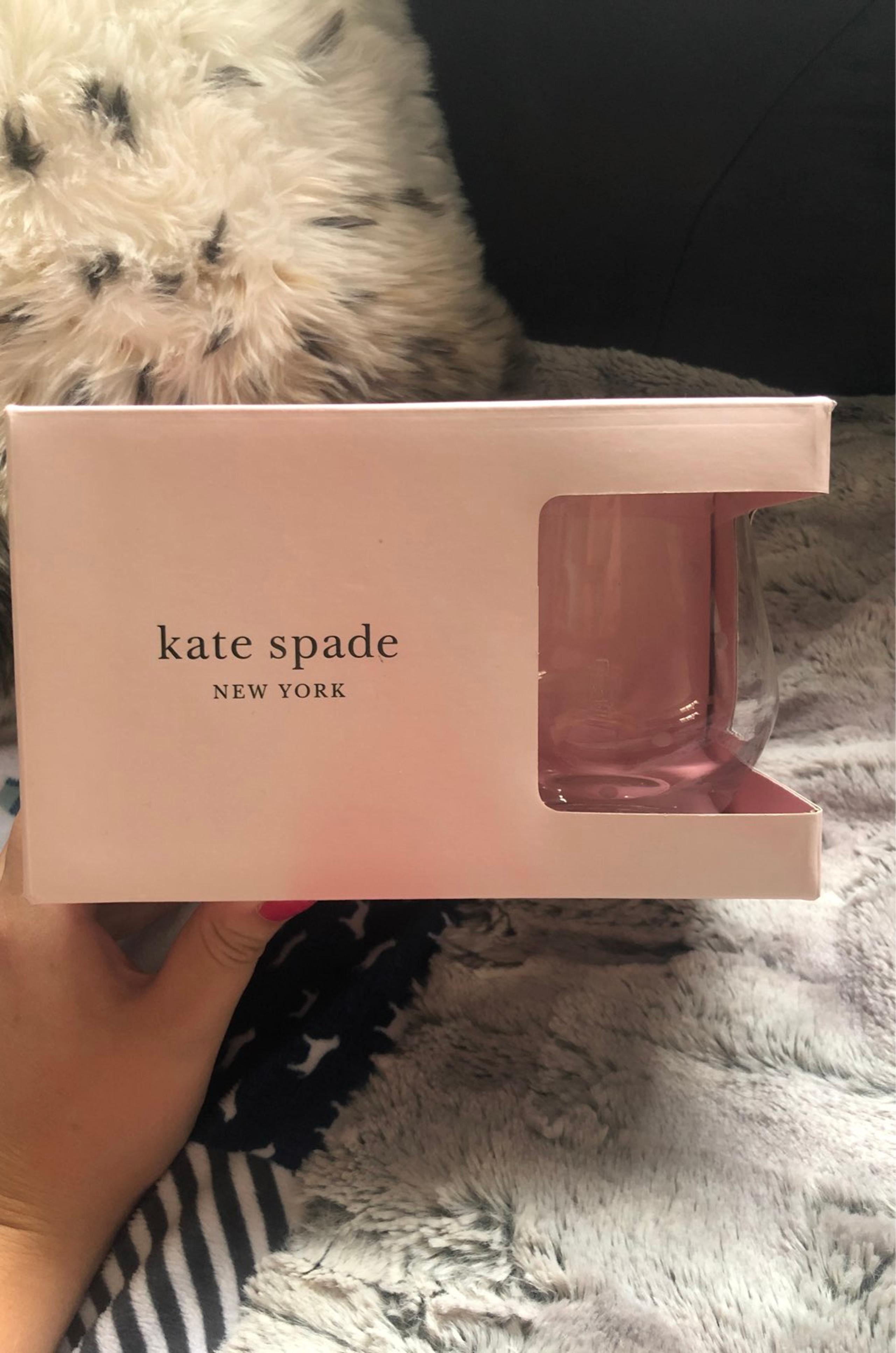kate spade drinking glasses set