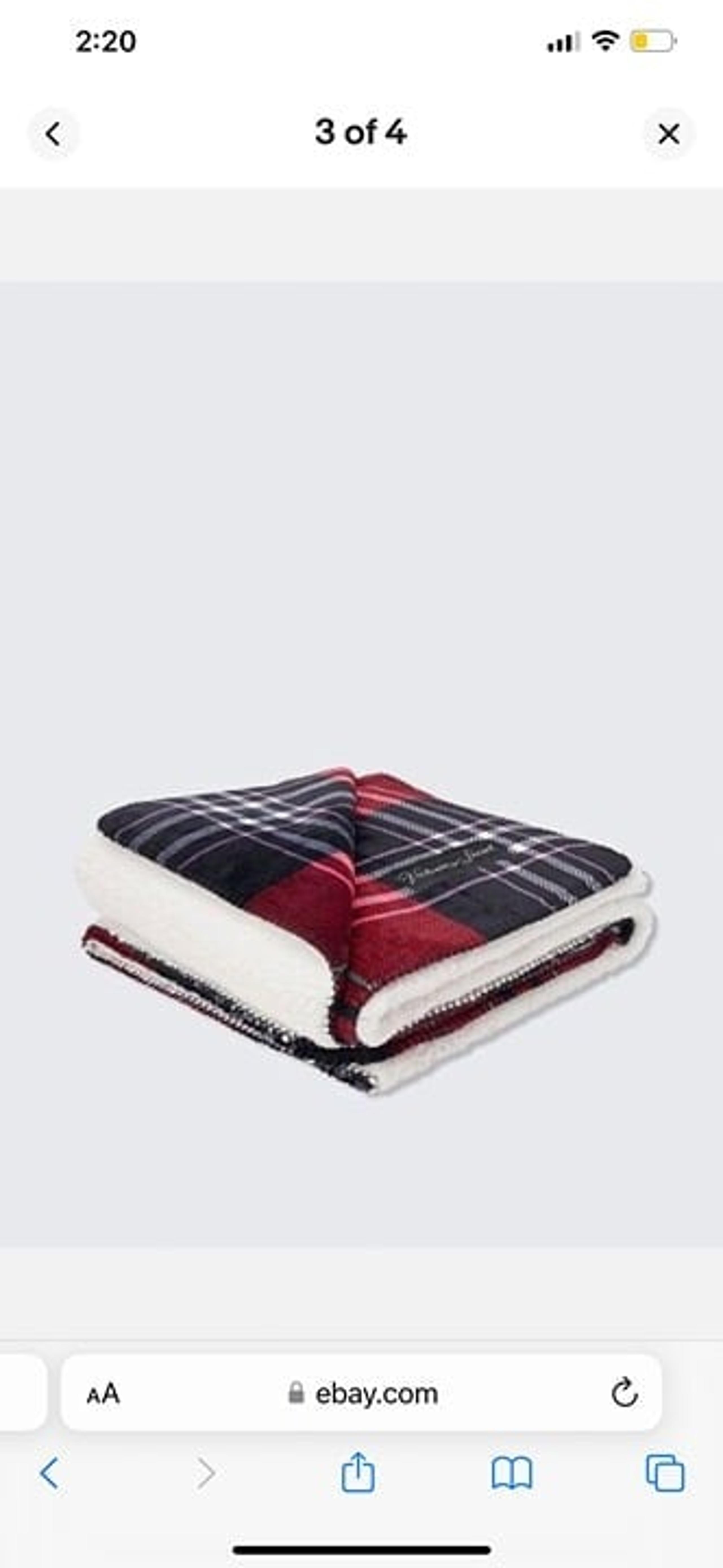 Victoria Secret Sherpa Throw Blanket