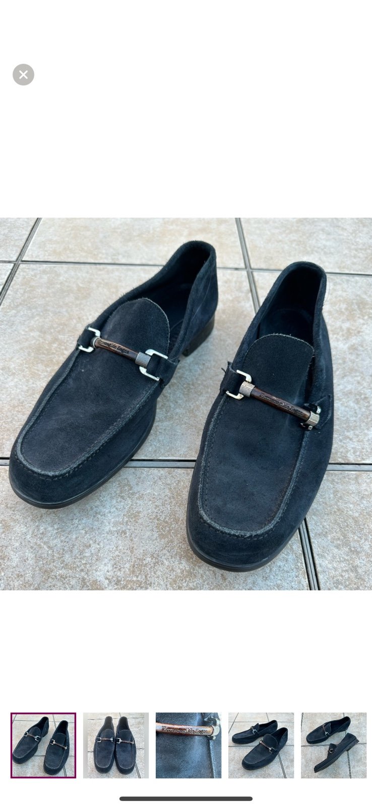 Ermenegildo Zegna Suede Loafers