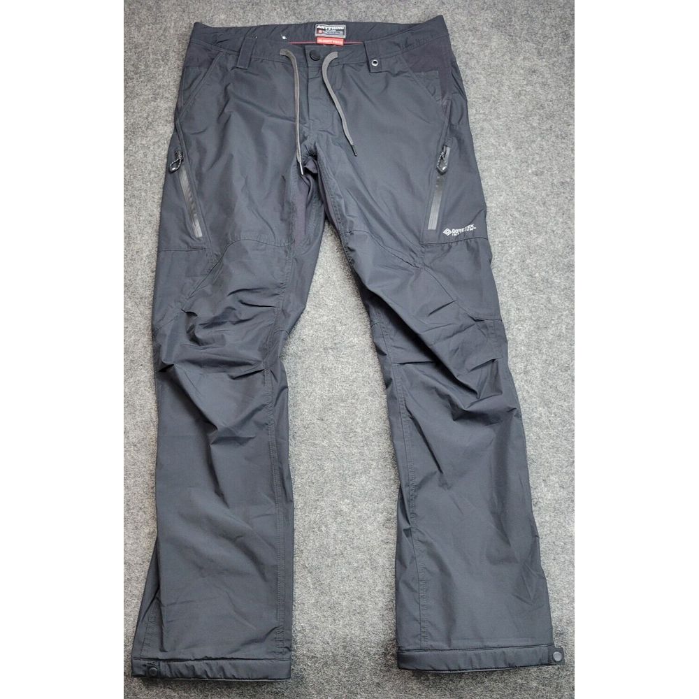 686 Anything Collection Mens Goretex Pants 32X32 Black Water Proof Hiking Camp
