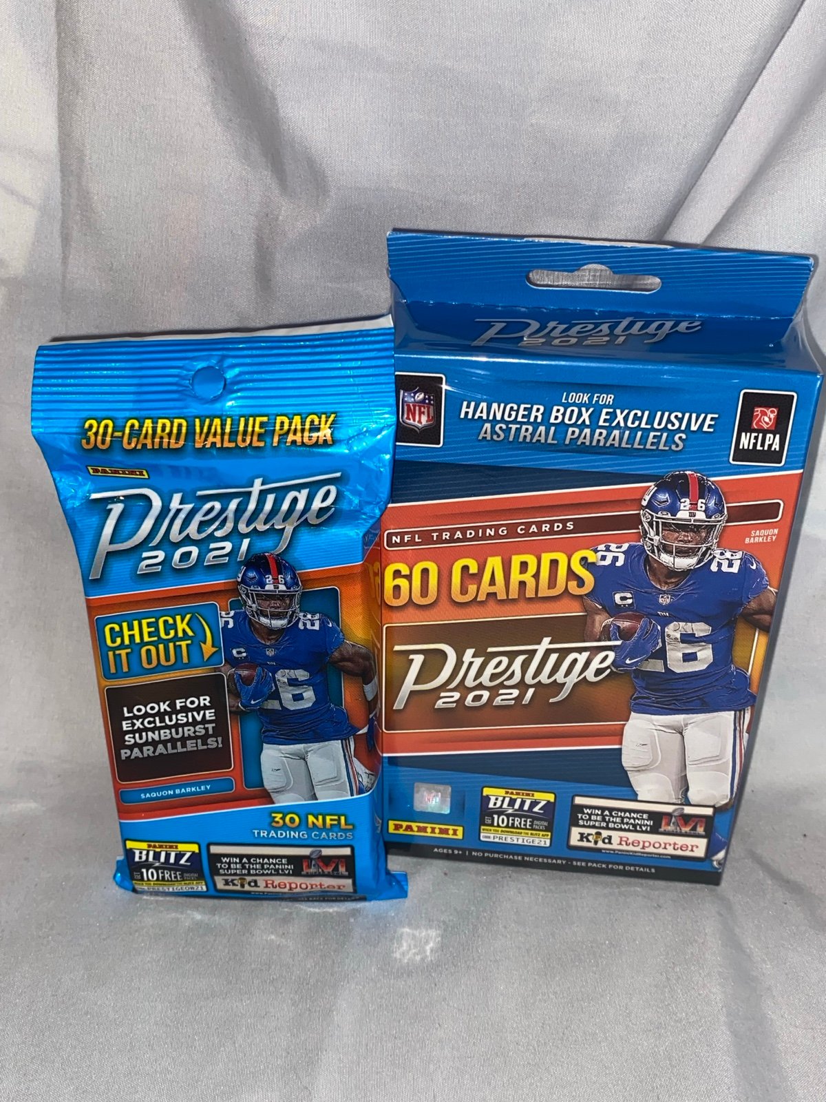2021 PANINI PRESTIGE NFL FOOTBALL HANGER BOX & VALUE PACK FACTORY SEALED