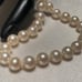 Japanese Akoya Cultured Pearl Necklace 24 14K White Gold Clasp Vintage Estate