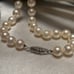 Japanese Akoya Cultured Pearl Necklace 24 14K White Gold Clasp Vintage Estate