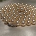 Japanese Akoya Cultured Pearl Necklace 24 14K White Gold Clasp Vintage Estate