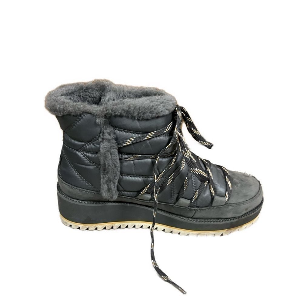 UGG Women's Caden Mini Boot Wrap Laces Waterproof Puff Shoes- Size 6.5