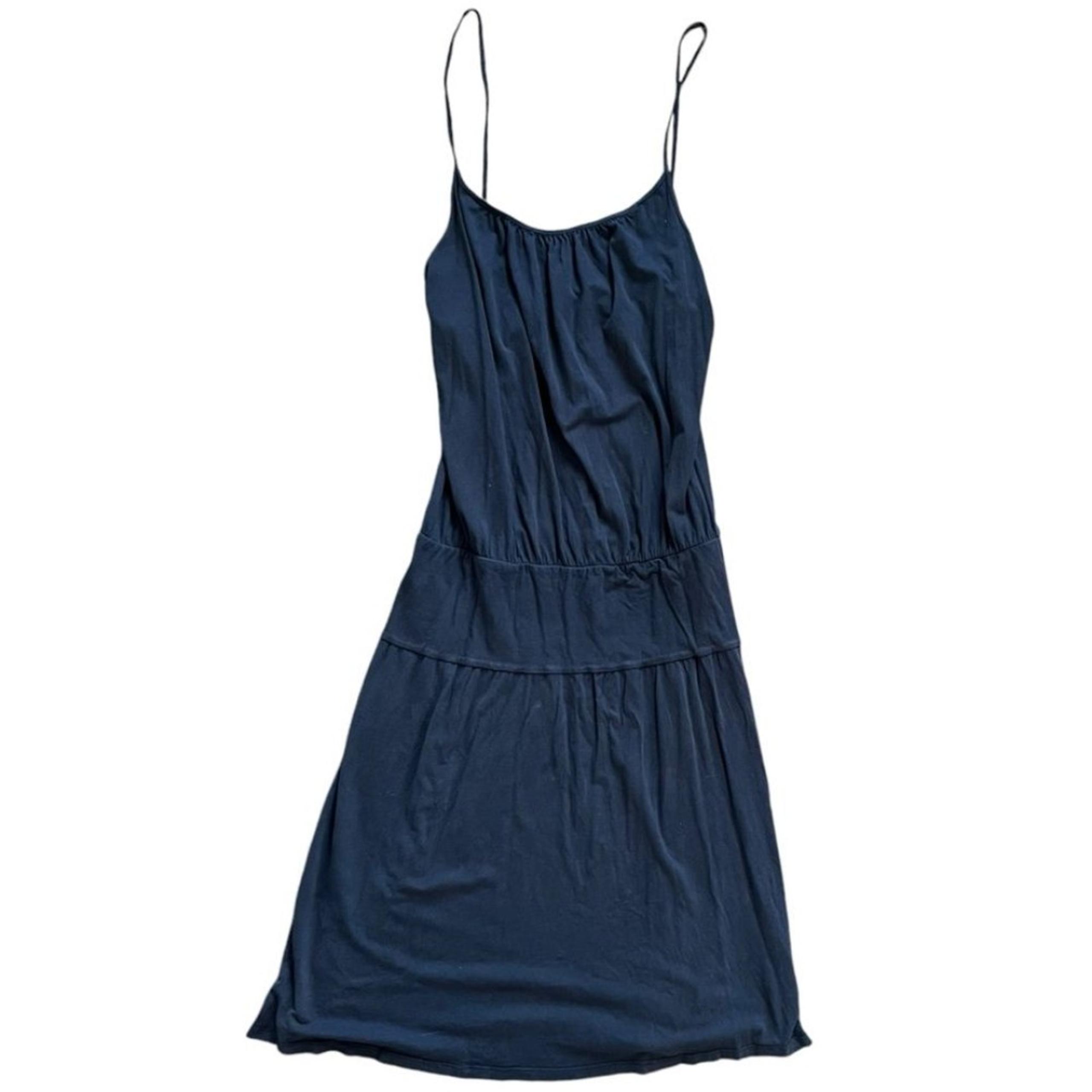James Perse Gray Black Midi Dress size 3 / Women's size Large