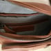 Leather bag cross body or hip bag small bag cognac brown soft leather bag