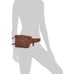 Leather bag cross body or hip bag small bag cognac brown soft leather bag