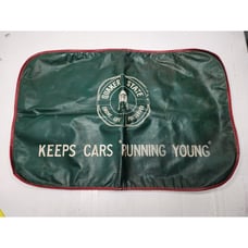 Vtg Green Quaker State Motor Oil USA Mechanics Engine Life Cover Auto Accessory