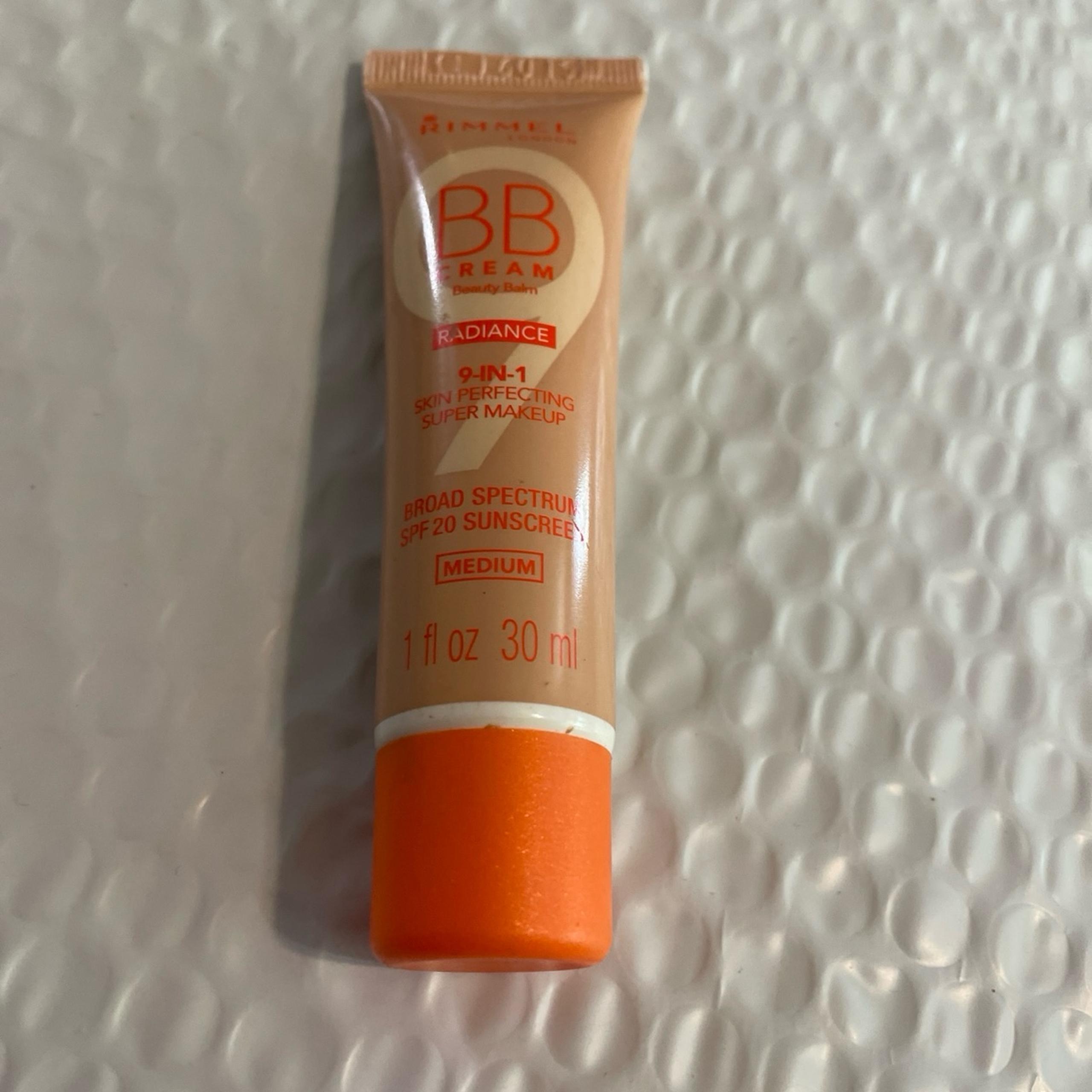 m RIMMEL BB Cream RADIANCE 9-in-1 Skin Perfecting Makeup MEDIUM great bundle