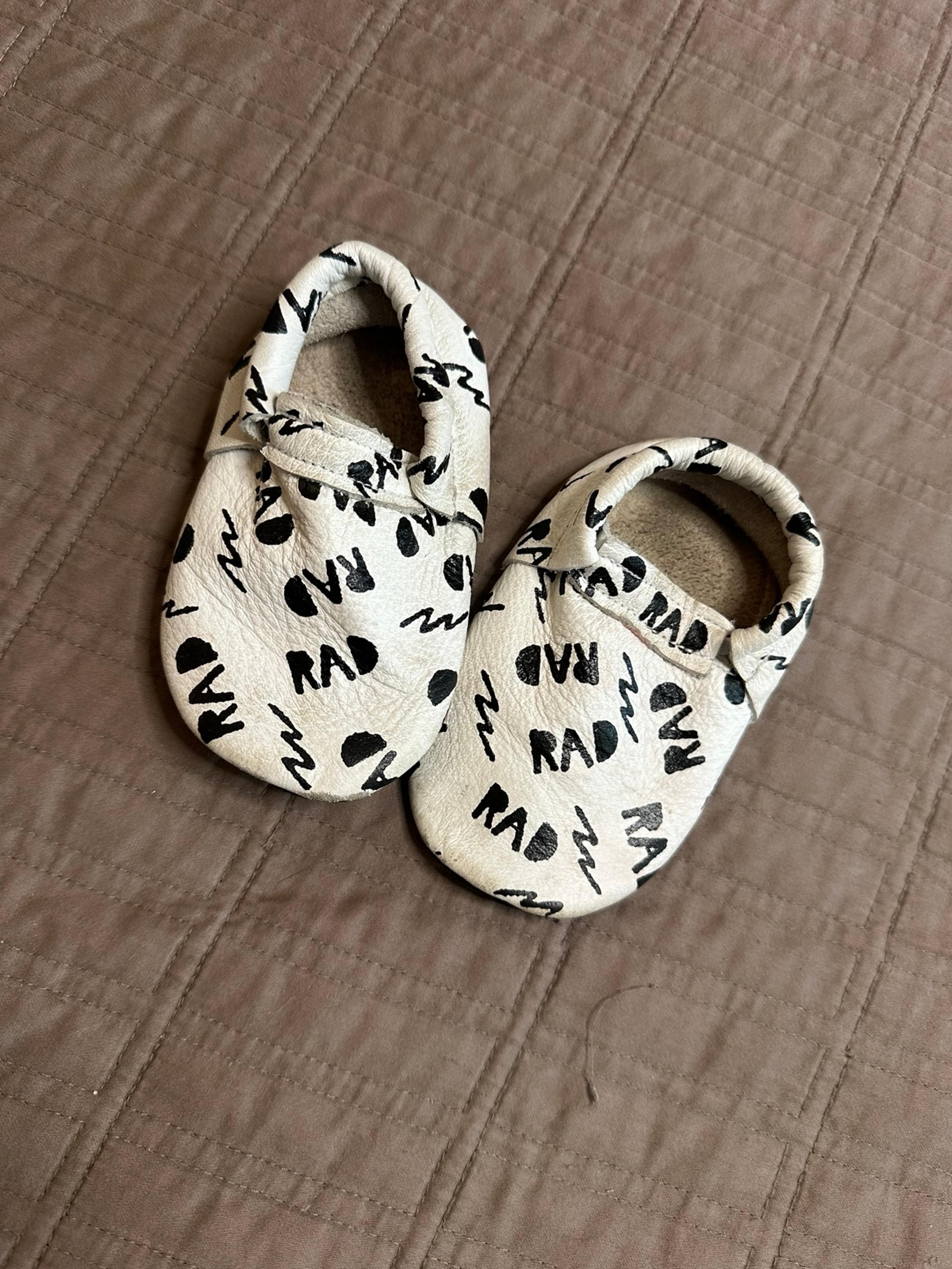 Custom Leather Mocs “Rad”
