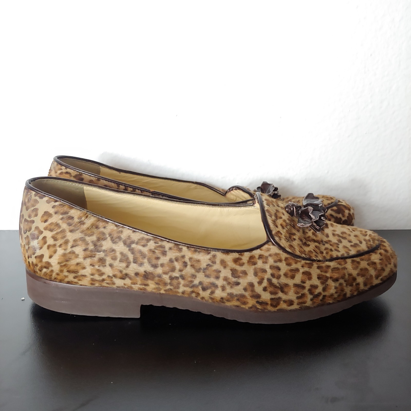 Bottega Veneta Women's Flats shoes Cheetah Print Sz 7