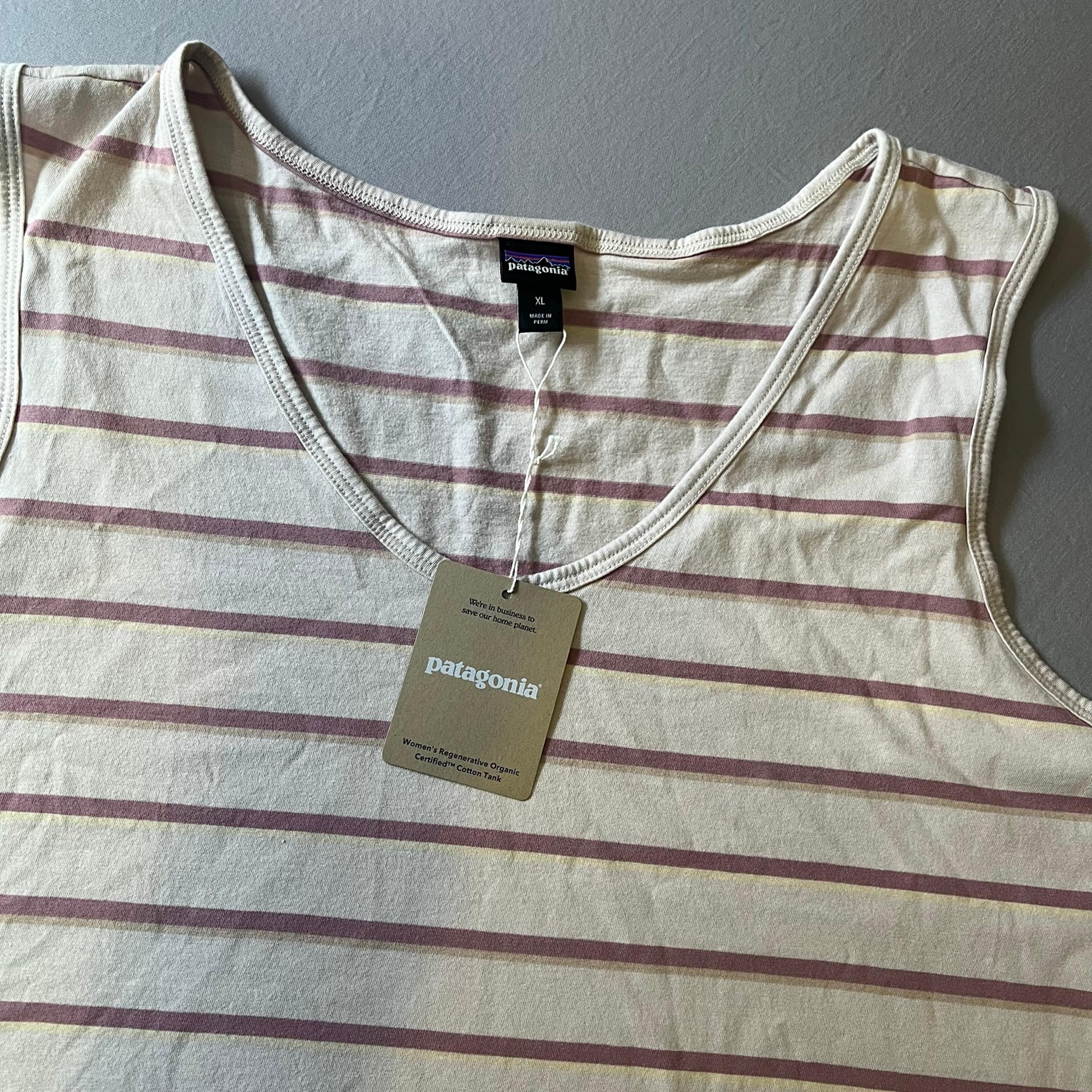 Patagonia Women's Regenerative Organic Certified Cotton Tank Top XL NWT Taupe