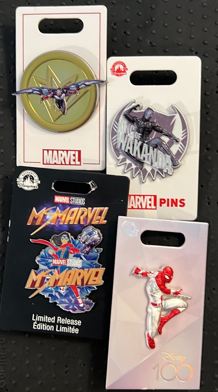 Authentic Disney marvel pins bundle