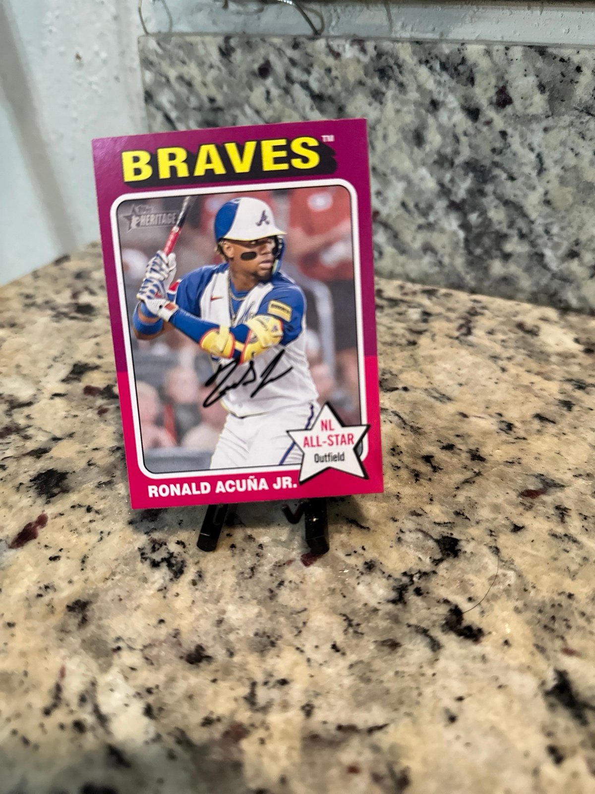 2024 Topps (heritage) Ronald Acuna Jr