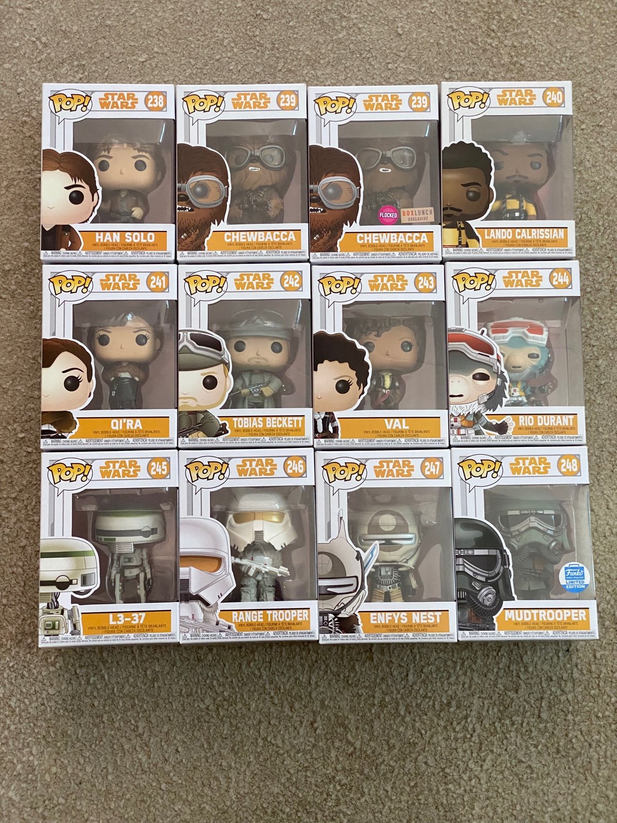 Star Wars: Han Solo Film - The Complete 21 Piece Funko Pop Set