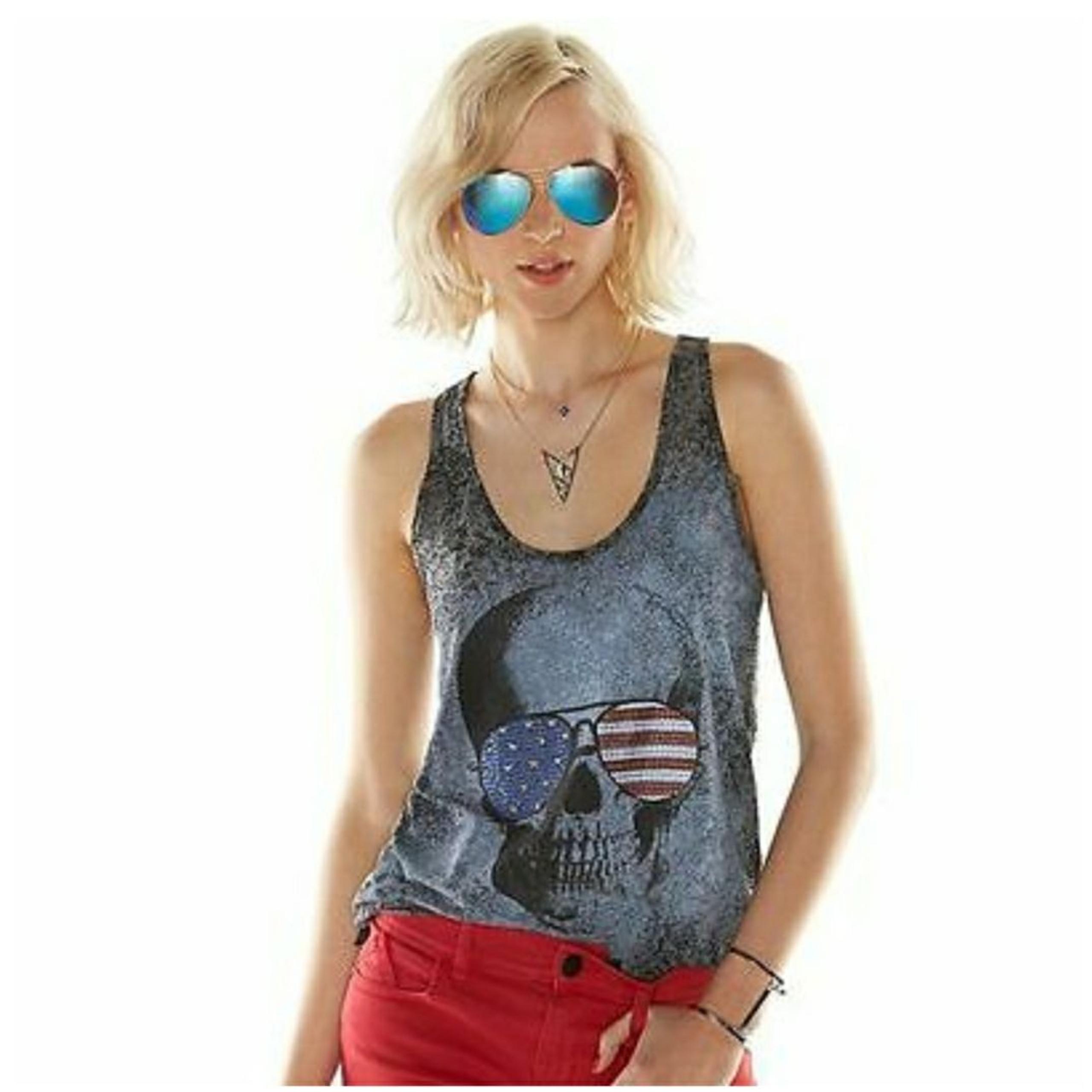 Rock & republic graphic tank size xs